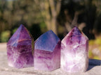 Polished Mini Window Amethyst Crystals x 35 From Akansobe, Madagascar - Toprock Gemstones and Minerals 