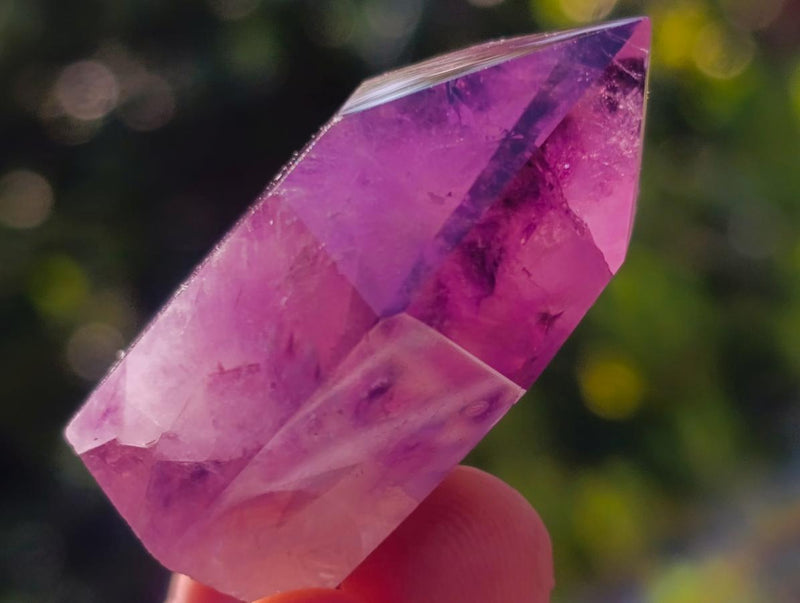 Polished Mini Window Amethyst Crystals x 35 From Akansobe, Madagascar - Toprock Gemstones and Minerals 