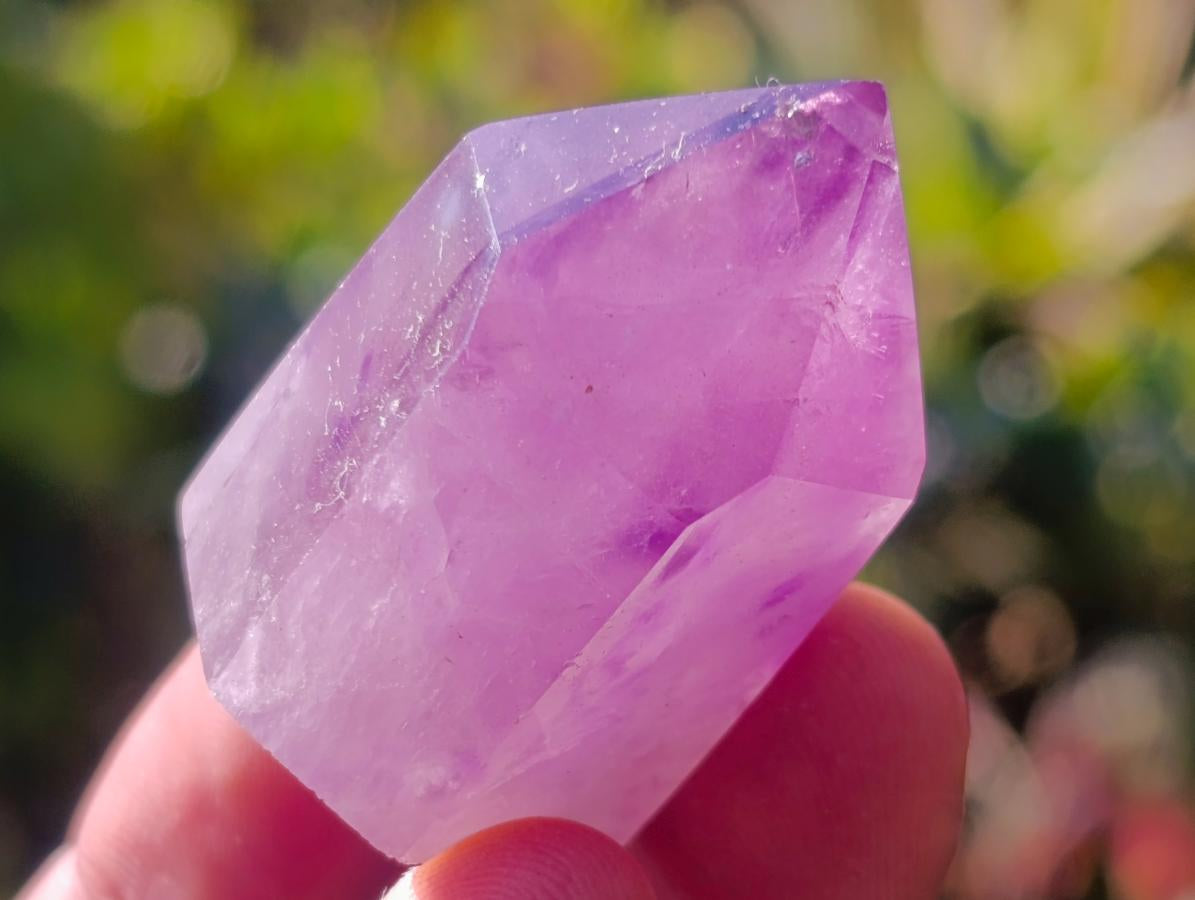Polished Mini Window Amethyst Crystals x 35 From Akansobe, Madagascar - Toprock Gemstones and Minerals 