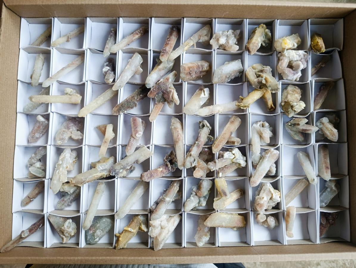 Natural Drusy Fairy Spirit Quartz Crystals x 70 From Boekenhouthoek, South Africa - Toprock Gemstones and Minerals 