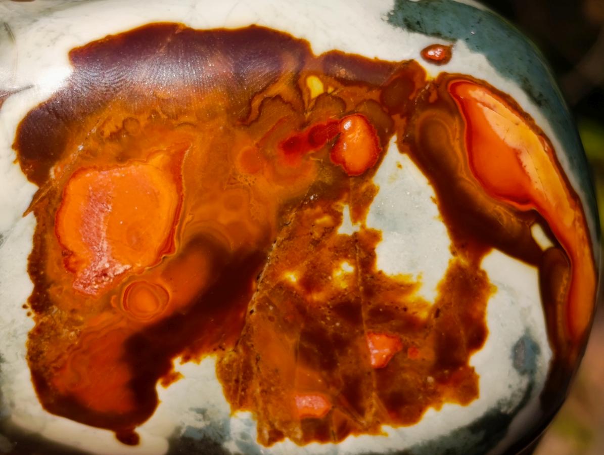 Polished Large Polychrome Jasper Standing Display Pieces x 2 From NW Coast, Madagascar - Toprock Gemstones and Minerals 