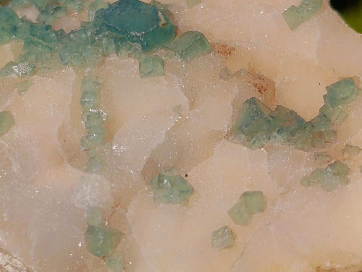 Natural Green Cubic Fluorite Specimens x 3 From Mandrosonoro, Madagascar - Toprock Gemstones and Minerals 