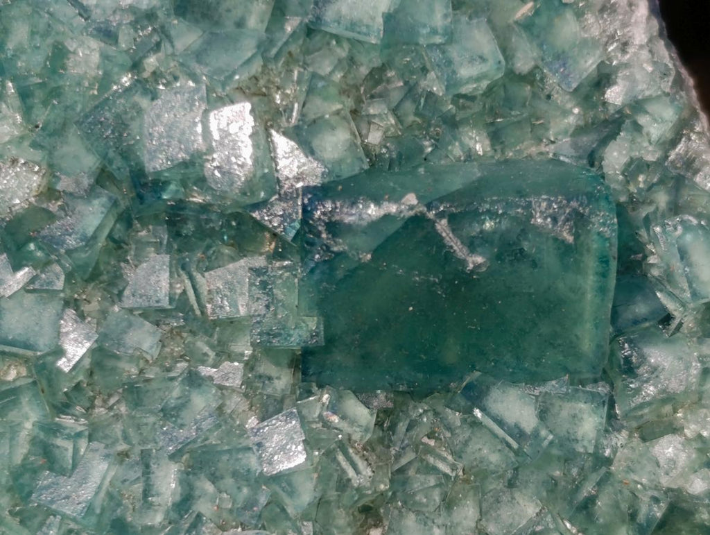 Natural Green Cubic Fluorite Specimens x 3 From Mandrosonoro, Madagascar - Toprock Gemstones and Minerals 