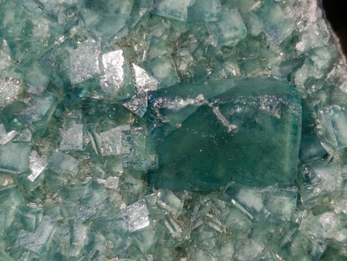 Natural Green Cubic Fluorite Specimens x 3 From Mandrosonoro, Madagascar - Toprock Gemstones and Minerals 