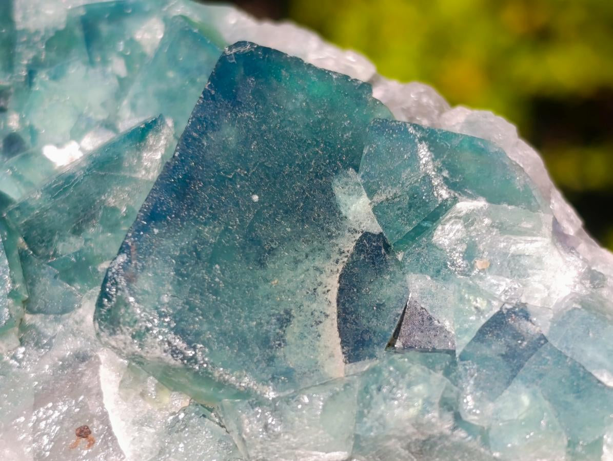 Natural Green Cubic Fluorite Specimens x 3 From Mandrosonoro, Madagascar - Toprock Gemstones and Minerals 