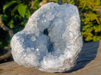 Natural Large Blue Celestite Geode Specimen x 1 From Sakoany, Madagascar - Toprock Gemstones and Minerals 
