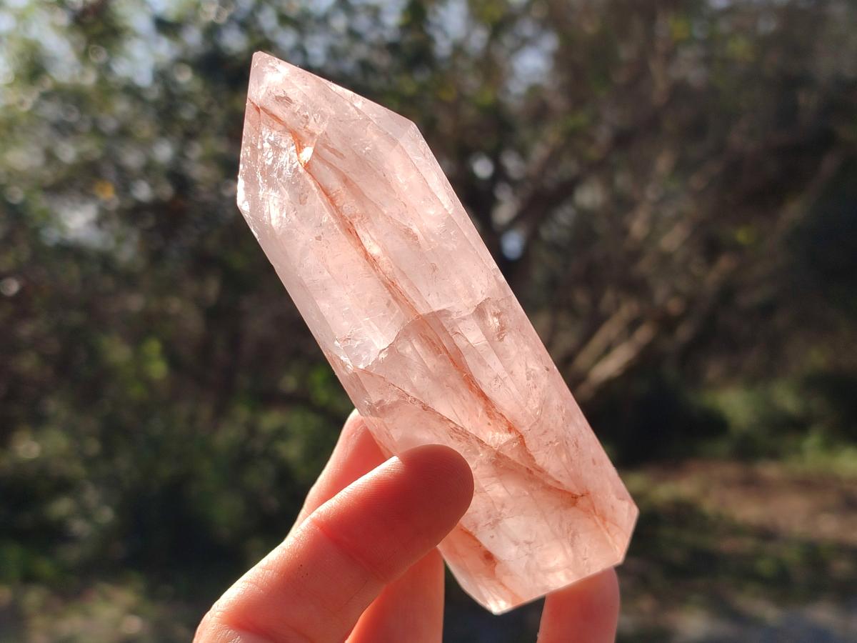 Polished Red Hematoid Quartz Display Crystals x 6 From Ambatondrazaka, Madagascar - Toprock Gemstones and Minerals 