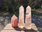 Polished Red Hematoid Quartz Display Crystals x 6 From Ambatondrazaka, Madagascar - Toprock Gemstones and Minerals 