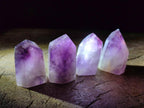 Polished Mini Dark Window Amethyst Crystals x 70 From Akansobe, Madagascar - Toprock Gemstones and Minerals 