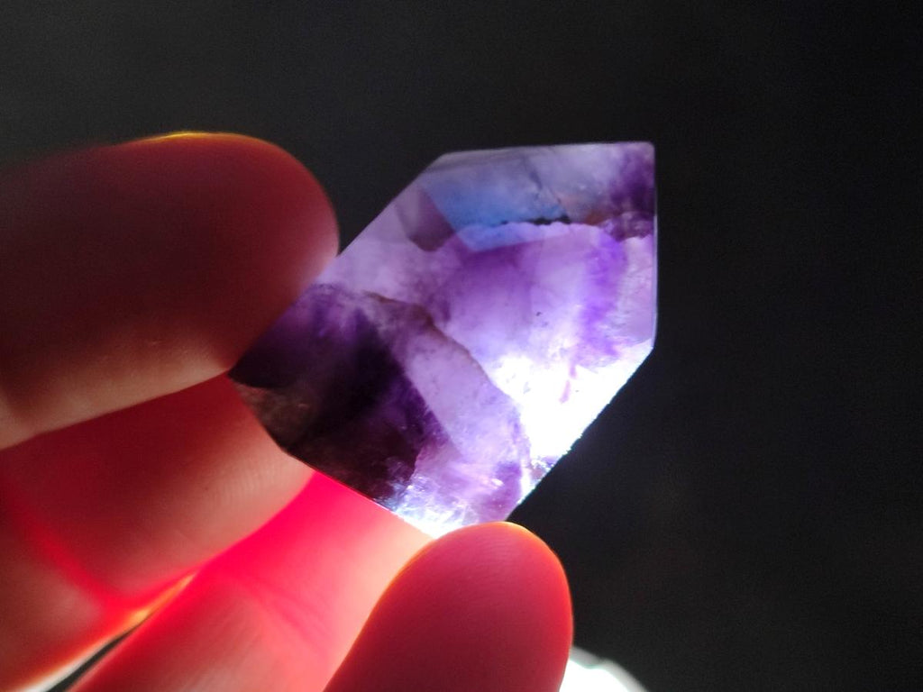 Polished Mini Dark Window Amethyst Crystals x 70 From Akansobe, Madagascar - Toprock Gemstones and Minerals 