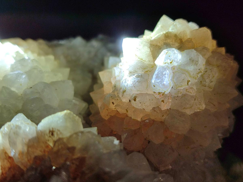 Polished Drusy Cristobalite Snow White Quartz Cluster x 1 from Madagascar - Toprock Gemstones and Minerals 