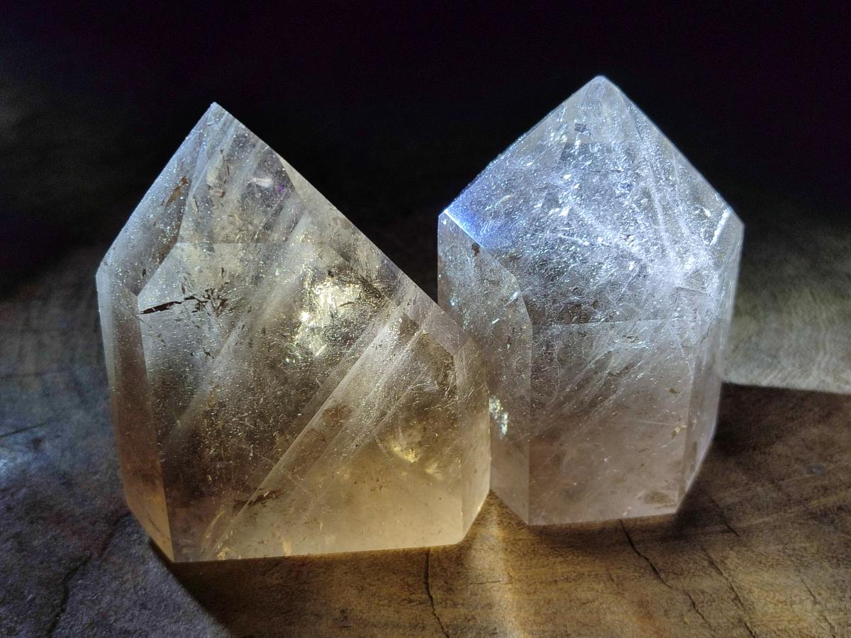 Polished Smokey Quartz Crystals x 3 From Madagascar - Toprock Gemstones and Minerals 