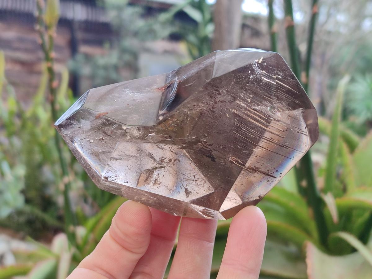 Polished Smokey Quartz Crystals x 3 From Madagascar - Toprock Gemstones and Minerals 