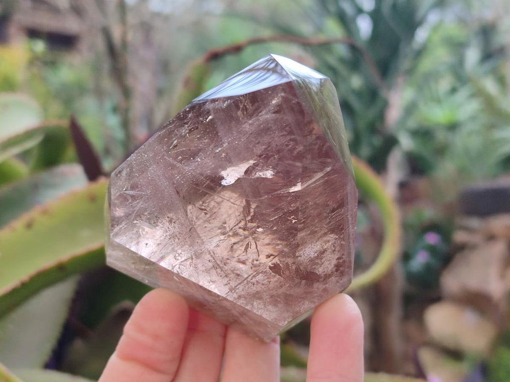 Polished Smokey Quartz Crystals x 3 From Madagascar - Toprock Gemstones and Minerals 
