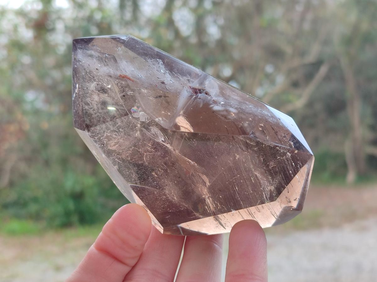 Polished Smokey Quartz Crystals x 3 From Madagascar - Toprock Gemstones and Minerals 