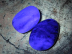 Polished Watermelon Fluorite Palm Stones x 12 From Uis, Namibia - Toprock Gemstones and Minerals 