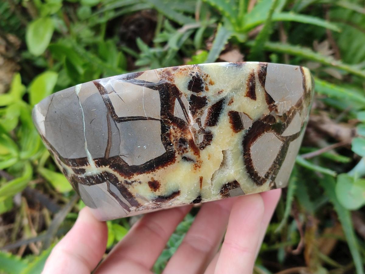 Polished Septerye Bowls x 2 From Mahajanga, Madagascar - Toprock Gemstones and Minerals 