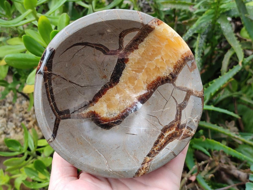 Polished Septerye Bowls x 2 From Mahajanga, Madagascar - Toprock Gemstones and Minerals 