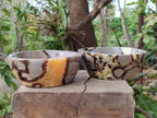 Polished Septerye Bowls x 2 From Mahajanga, Madagascar - Toprock Gemstones and Minerals 