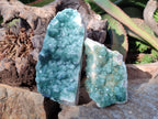 Natural Green Cubic Fluorite Specimens x 3 From Mandrosonoro, Madagascar - Toprock Gemstones and Minerals 