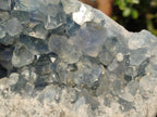 Natural Large Blue Celestite Geode Specimen x 1 From Sakoany, Madagascar - Toprock Gemstones and Minerals 