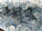 Natural Large Blue Celestite Geode Specimen x 1 From Sakoany, Madagascar - Toprock Gemstones and Minerals 