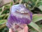 Polished Large Chevron Amethyst Display Crystal x 1 From Madagascar - Toprock Gemstones and Minerals 
