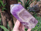 Polished Large Chevron Amethyst Display Crystal x 1 From Madagascar - Toprock Gemstones and Minerals 