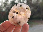 Polished Girasol Rock Crystal with Epidote Inclusions Worry Stones x 20 From Madagascar - Toprock Gemstones and Minerals 