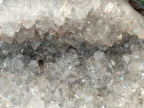 Polished XL Agate with Crystalline Geode x 1 From Maintirano, Madagascar - Toprock Gemstones and Minerals 