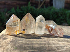 Polished Mixed Quartz Crystals and Double Terminated Crystals with Inclusions x 24 From Madagascar - Toprock Gemstones and Minerals 