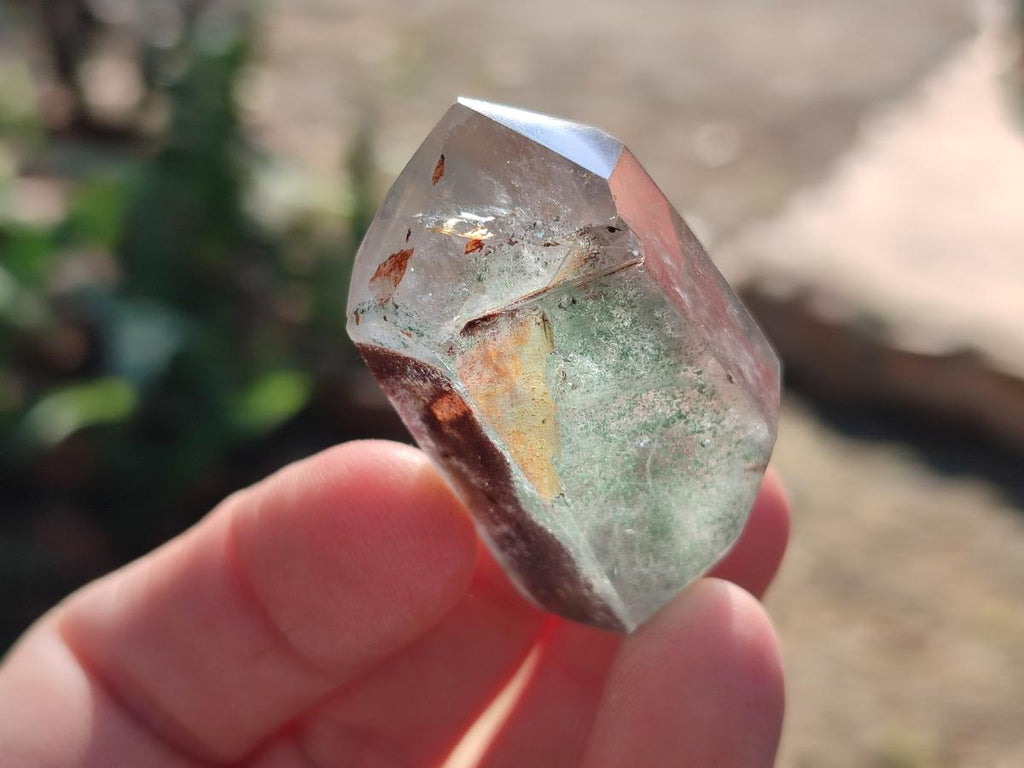 Polished Mixed Quartz Crystals and Double Terminated Crystals with Inclusions x 24 From Madagascar - Toprock Gemstones and Minerals 