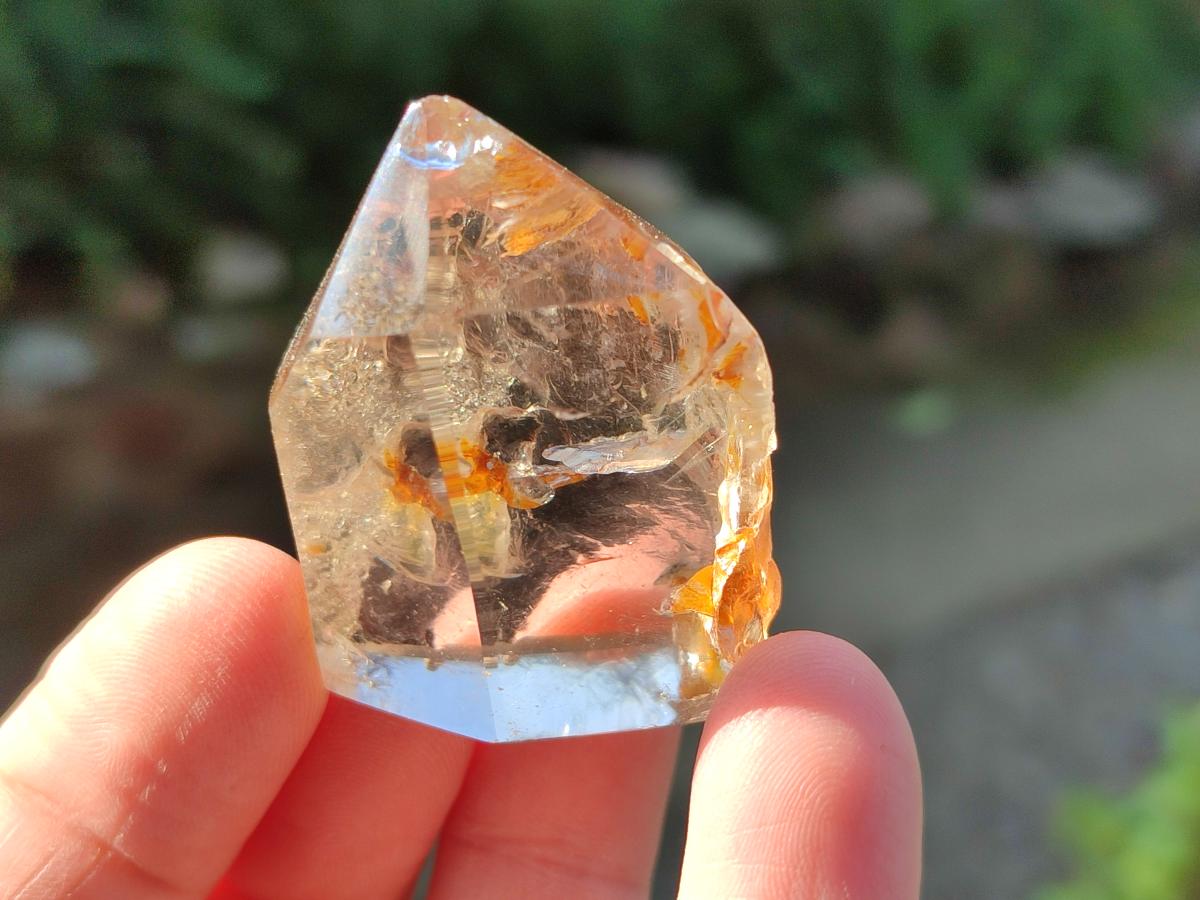 Polished Mixed Quartz Crystals and Double Terminated Crystals with Inclusions x 24 From Madagascar - Toprock Gemstones and Minerals 