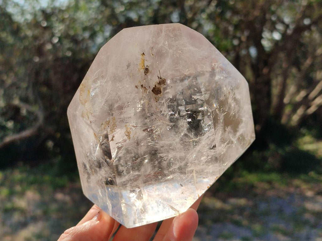 Polished Large Clear Quartz Display Crystal x 1 From Madagascar - Toprock Gemstones and Minerals 