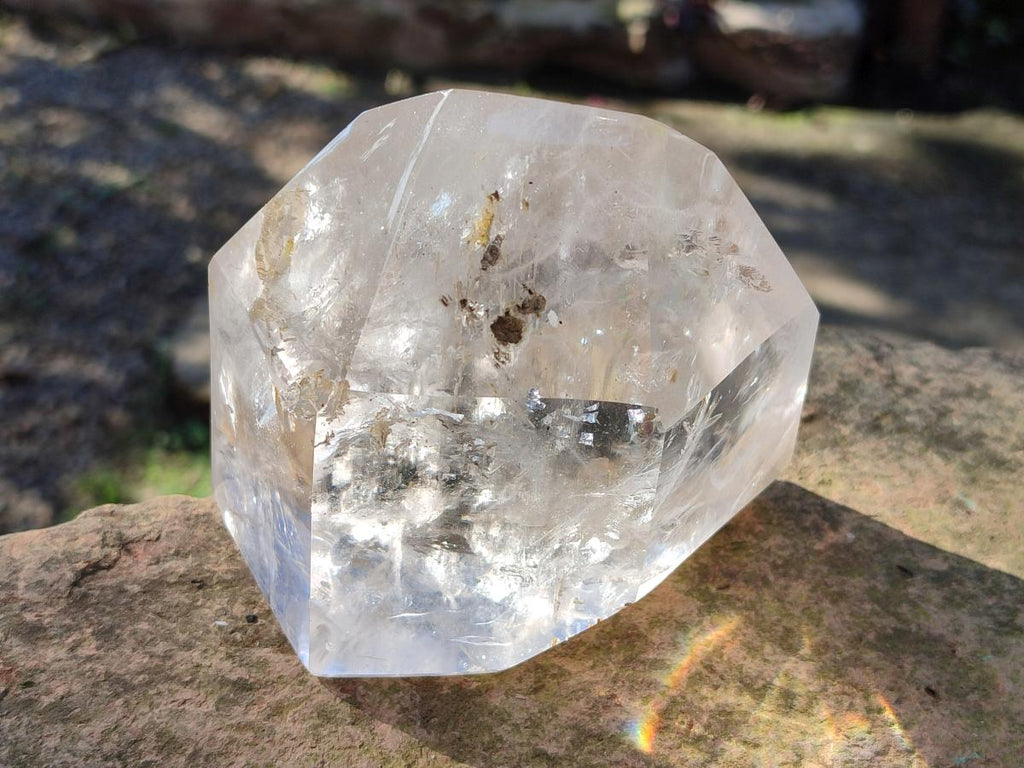 Polished Large Clear Quartz Display Crystal x 1 From Madagascar - Toprock Gemstones and Minerals 