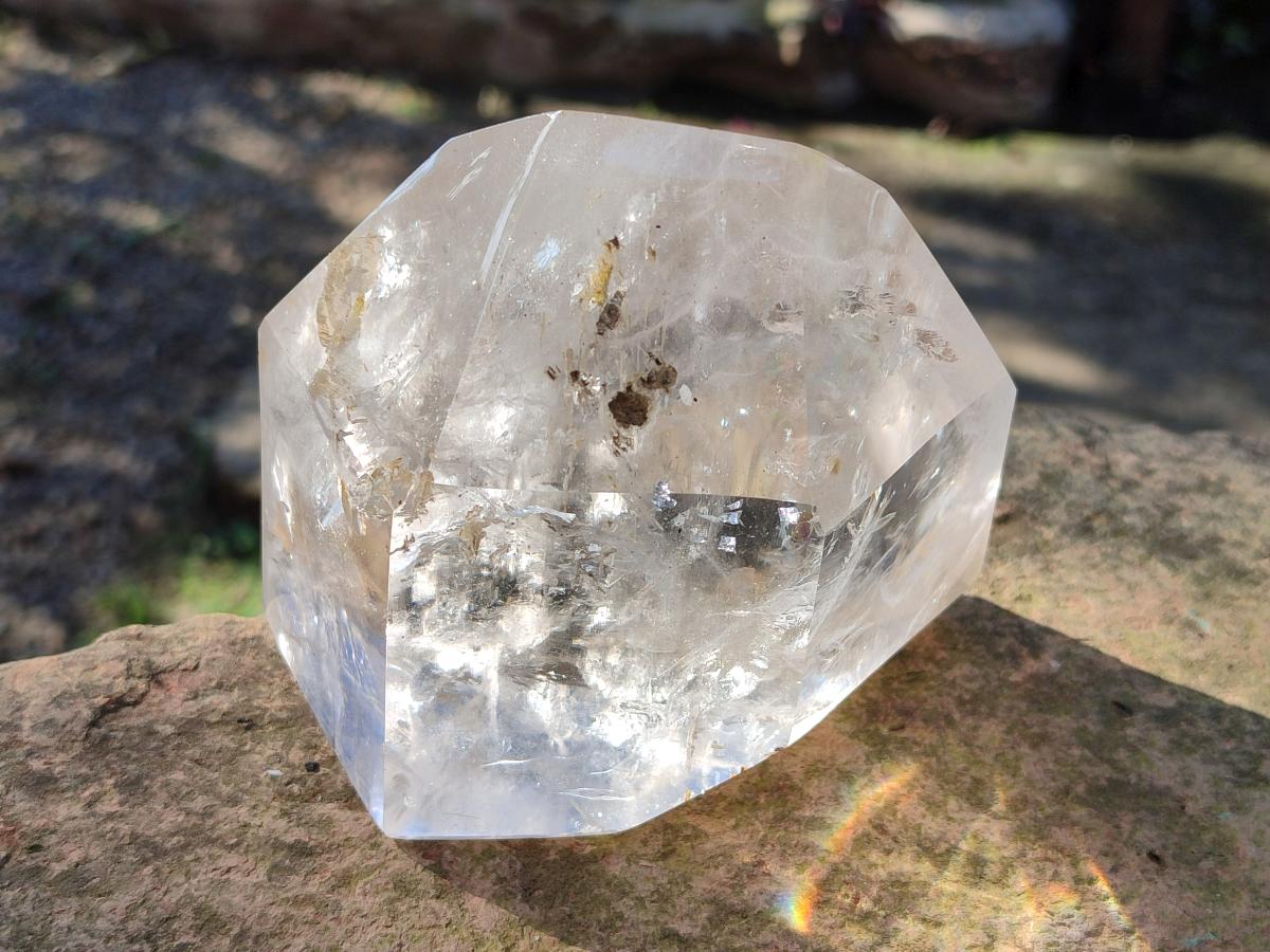 Polished Large Clear Quartz Display Crystal x 1 From Madagascar - Toprock Gemstones and Minerals 