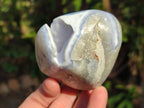 Polished Blue Lace Agate Standing Display Pieces and Free Forms x 6 From Nsanje, Malawi - Toprock Gemstones and Minerals 