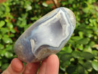 Polished Blue Lace Agate Standing Display Pieces and Free Forms x 6 From Nsanje, Malawi - Toprock Gemstones and Minerals 