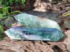 Polished Double Terminated Watermelon Fluorite Crystals x 6 From Uis, Namibia - Toprock Gemstones and Minerals 