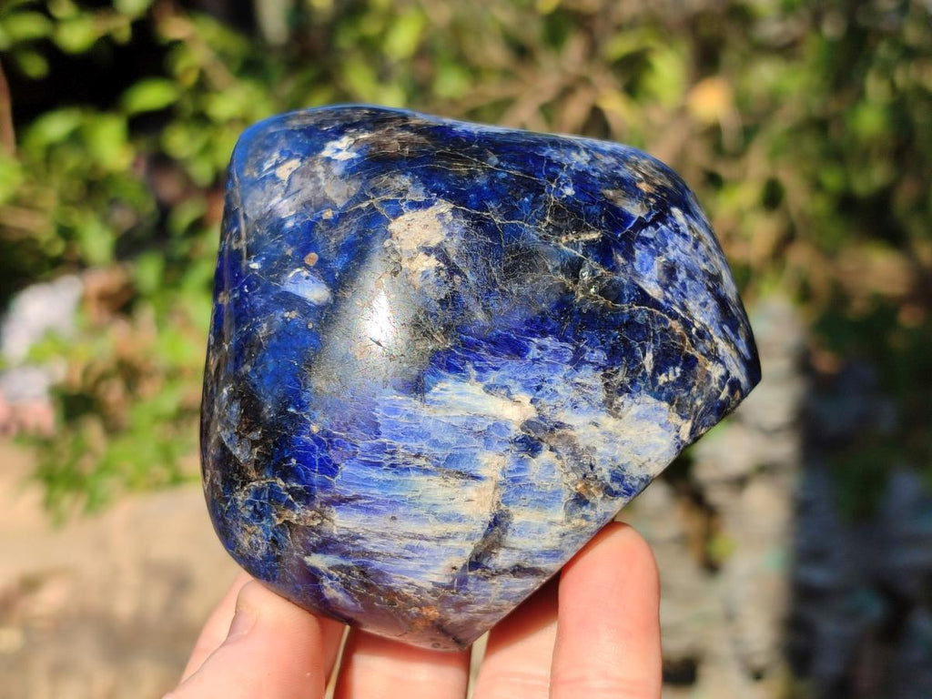 Polished Dumortierite Standing Display Pieces x 6 From Madagascar - Toprock Gemstones and Minerals 