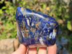 Polished Dumortierite Standing Display Pieces x 6 From Madagascar - Toprock Gemstones and Minerals 