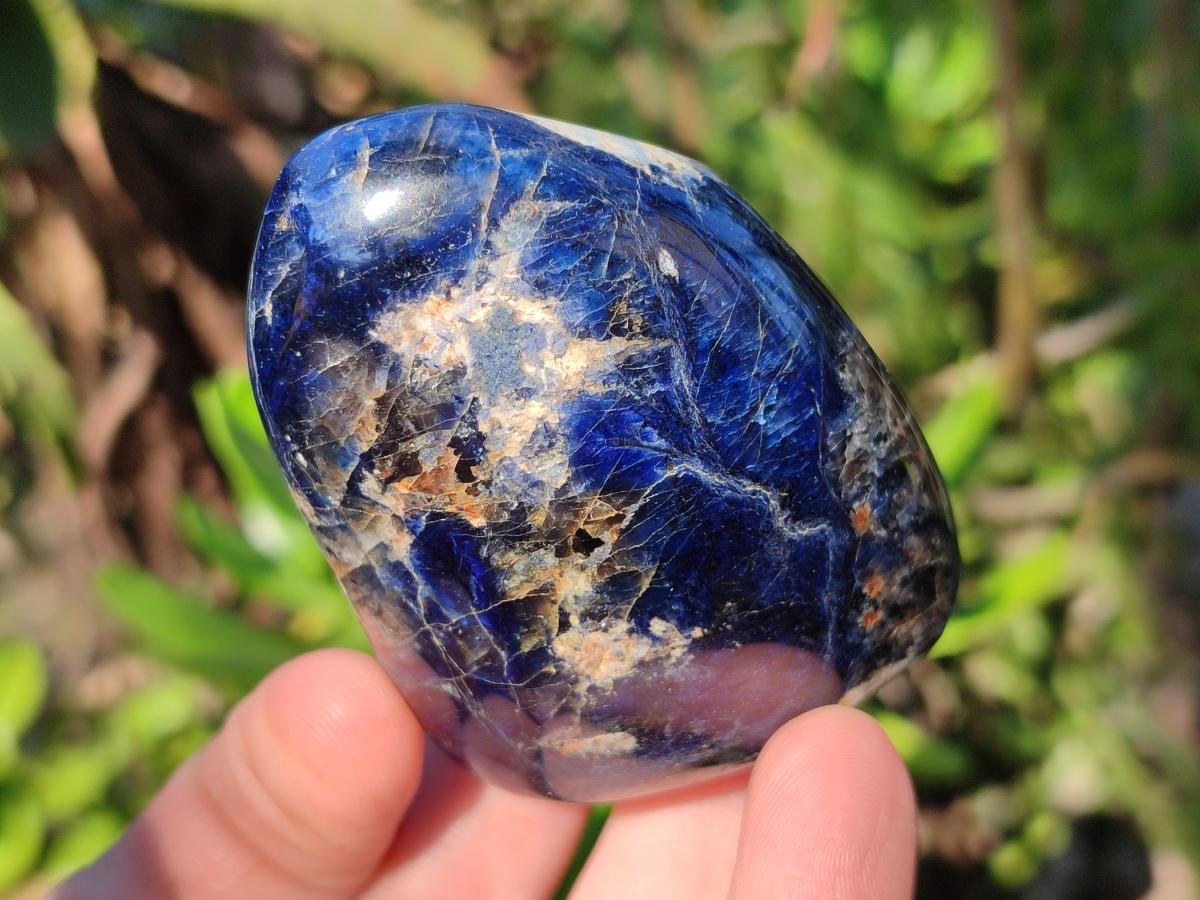 Polished Dumortierite Standing Display Pieces x 6 From Madagascar - Toprock Gemstones and Minerals 