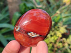 Polished Carnelian Agate Gemstone Palm Stones x 24 From Madagascar - Toprock Gemstones and Minerals 