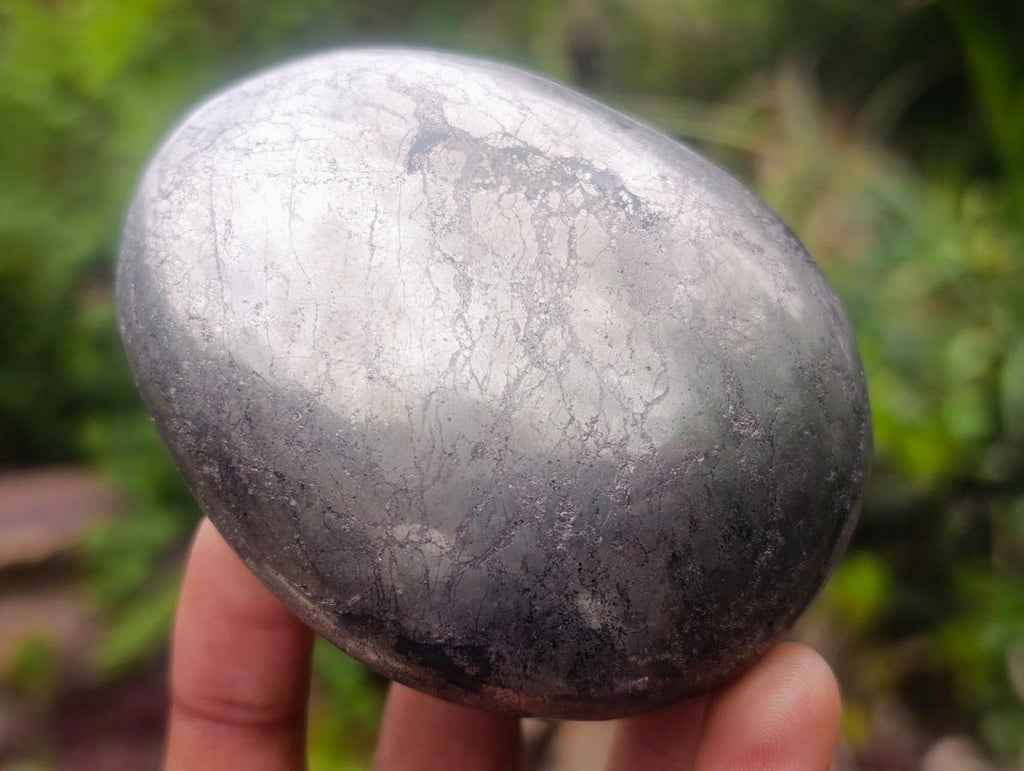 Polished Basalt Pharaoh Stone Galets x 3 From Iron Duke Mine, Zimbabwe - Toprock Gemstones and Minerals 