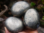 Polished Basalt Pharaoh Stone Galets x 3 From Iron Duke Mine, Zimbabwe - Toprock Gemstones and Minerals 