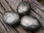 Polished Basalt Pharaoh Stone Galets x 3 From Iron Duke Mine, Zimbabwe - Toprock Gemstones and Minerals 