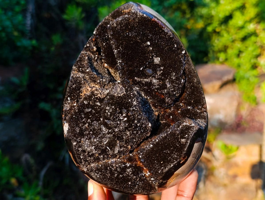 Polished Large Septerye Sauvage "Dragons Egg" Geode x 1 From Mahajanga, Madagascar - Toprock Gemstones and Minerals 