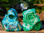 Polished Malacolla Free Forms x 6 From Kulukuluku, Congo - Toprock Gemstones and Minerals 