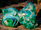 Polished Malacolla Free Forms x 6 From Kulukuluku, Congo - Toprock Gemstones and Minerals 