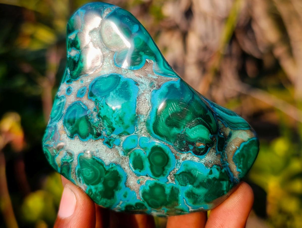 Polished Malacolla Free Forms x 6 From Kulukuluku, Congo - Toprock Gemstones and Minerals 